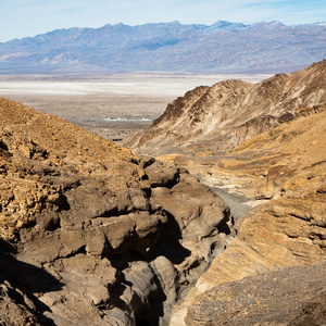 马赛克峡谷的顶视图