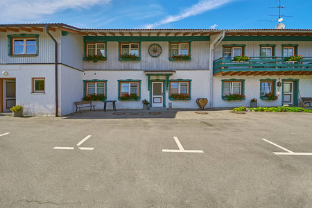 房子在bolsternang isny在阿尔高德国照片