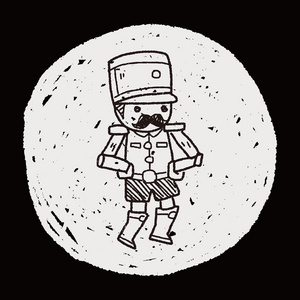 士兵的涂鸦图片