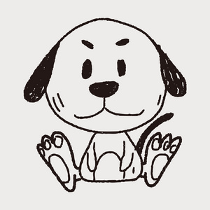 中国的生肖狗嘟嘟绘图照片