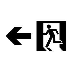 紧急出口绘制图图片-紧急出口绘制图素材-紧急出口绘制图插画-摄图新