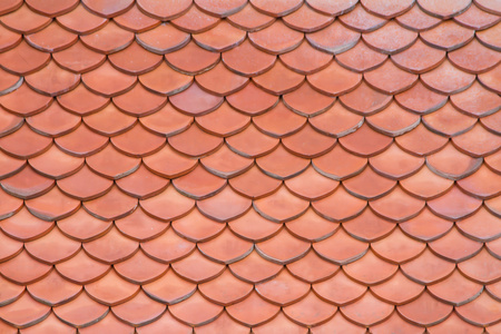 红瓦屋顶背景照片