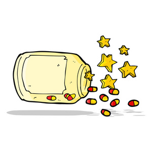 卡通魔力药丸照片