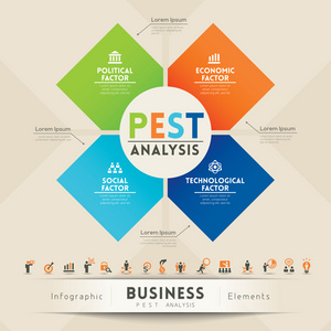 pest 分析战略图