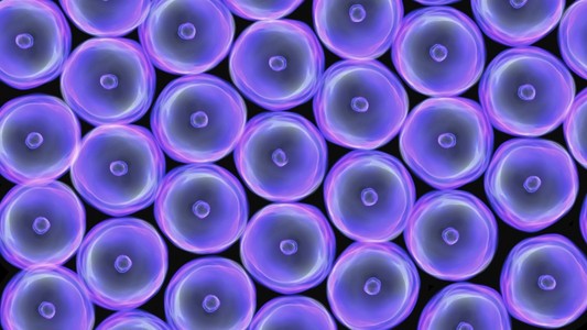 基因排列按病毒蓝细胞排列死亡照片