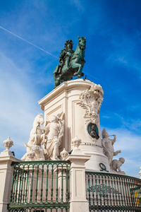 雕像的国王荷西我，里斯本，葡萄牙