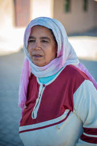 摩洛哥梅尔祖卡妇女肖像