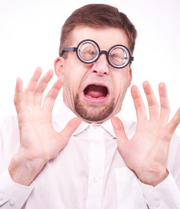 书呆子的男人图片