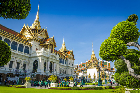 在曼谷,泰国大皇宫照片