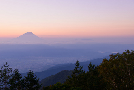 富士山和云海