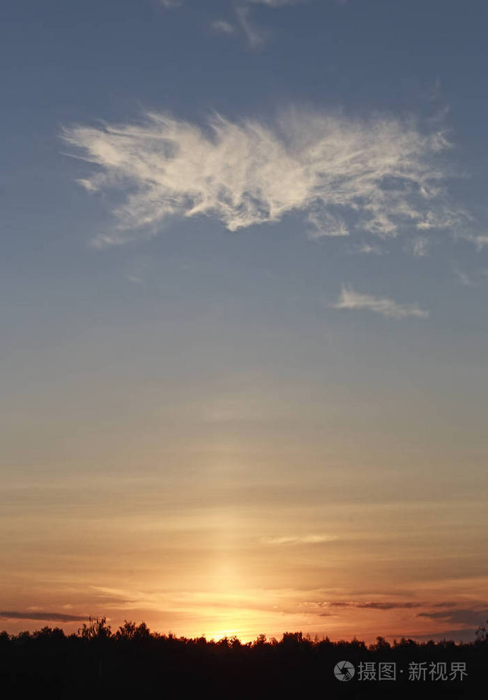 太阳的光清晨炎炎夏日