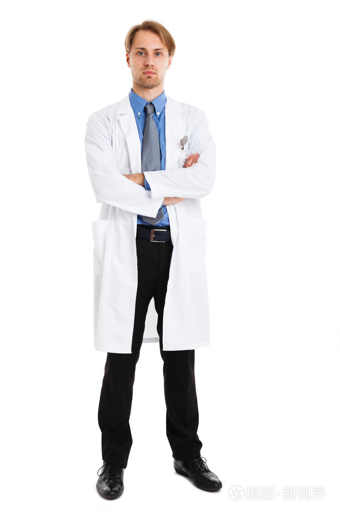 英俊的医生全长肖像