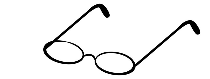 眼镜的插图