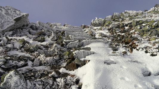 冬山，高塔特拉山区