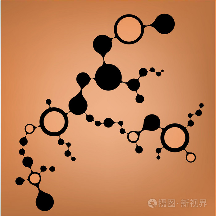 dna分子的结构背景eps10矢量图