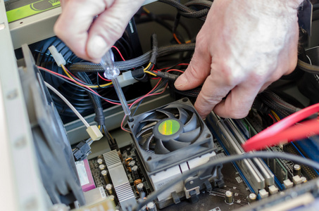 维修电脑名片背景