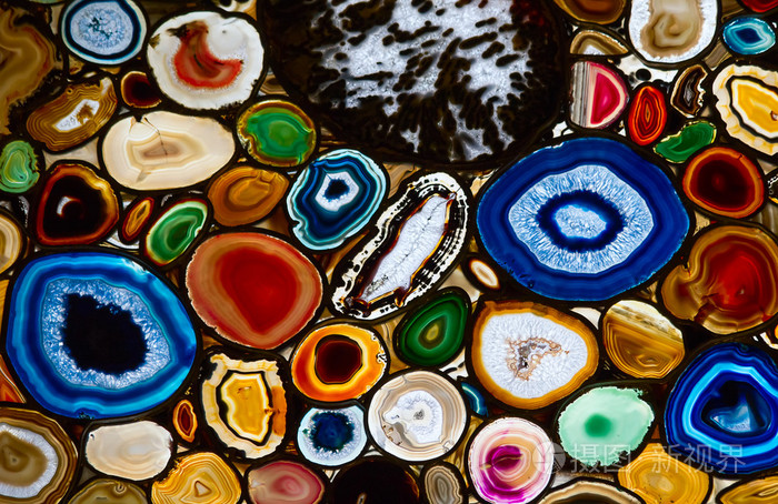 美丽的半透明马赛克