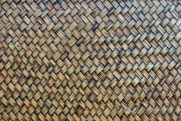 竹子手工制作的木质背景纹理
