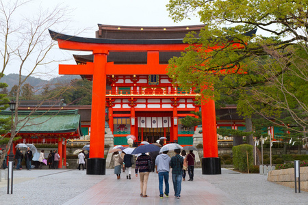 伏见 inari 祠 京都，日本