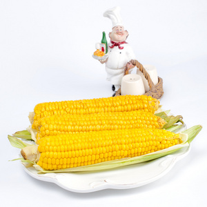 玉米煮图片