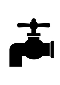 水龙头图标喝水龙头图标 符号和按钮不同类型水龙头的图标水的水龙头