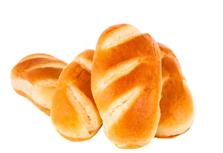 孤立的法国面包