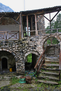 阿吉奥斯迪米特里奥斯修道院遗址, 奥林波斯山下, 希腊