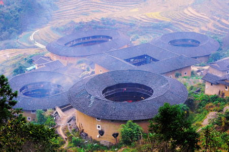 中国福建省的当地居住房屋图片