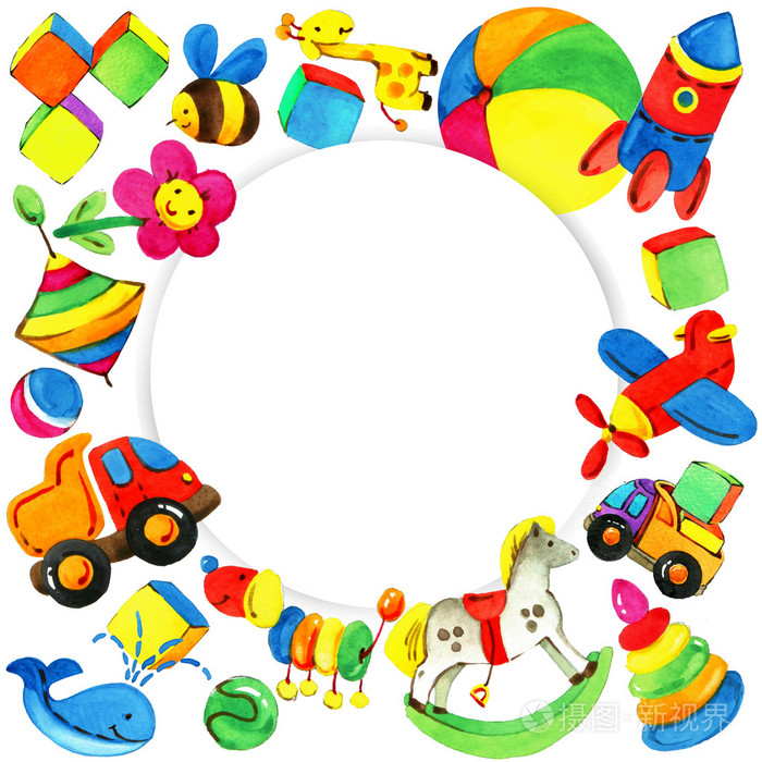 儿童玩具背景