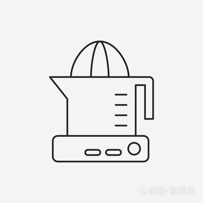 榨汁机线图标插画-正版商用图片0bivjh-摄图新视界