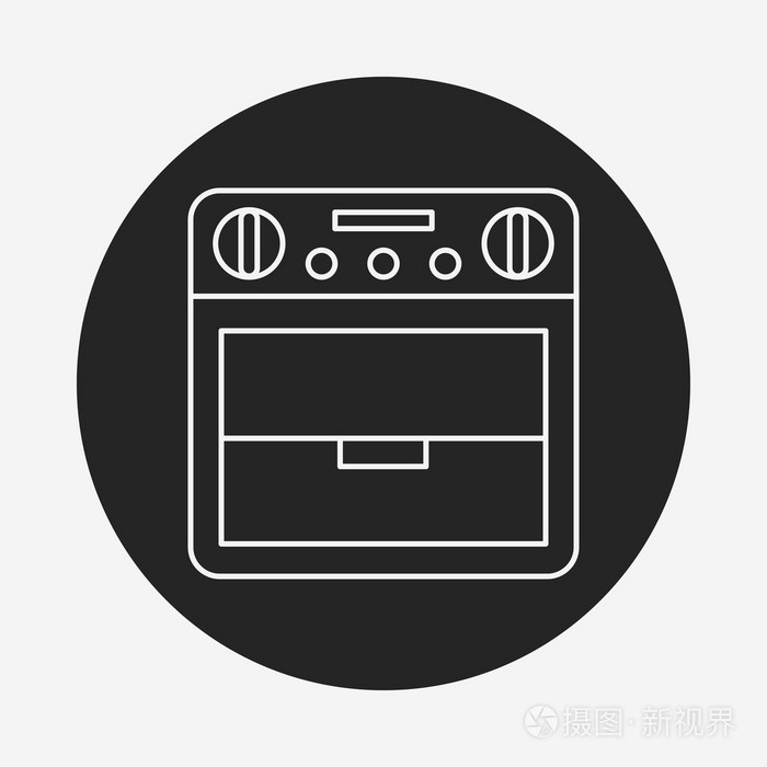 烤箱线图标