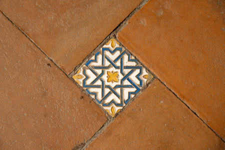 传统的西班牙瓷砖