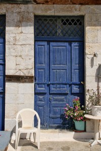 房子入口, 美丽的门, 希腊