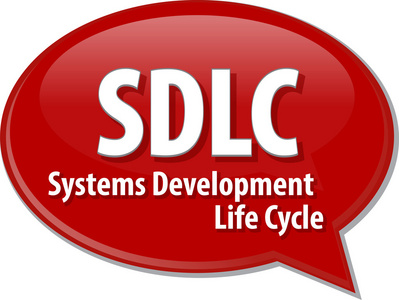 Sdlc 的首字母缩写词语音泡沫图