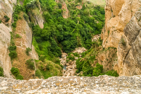 在塞维利亚，西班牙悬崖的视图