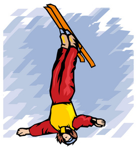 跳高滑雪滑雪图片