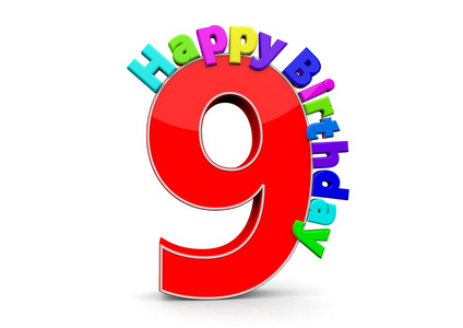 数字生日快乐图片