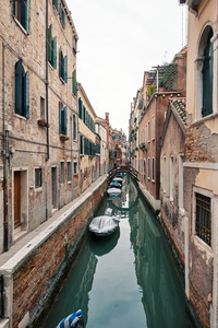典型威尼斯运河意大利