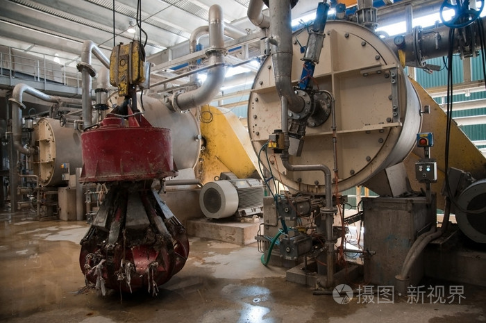 纸和纸浆厂-碎浆机区