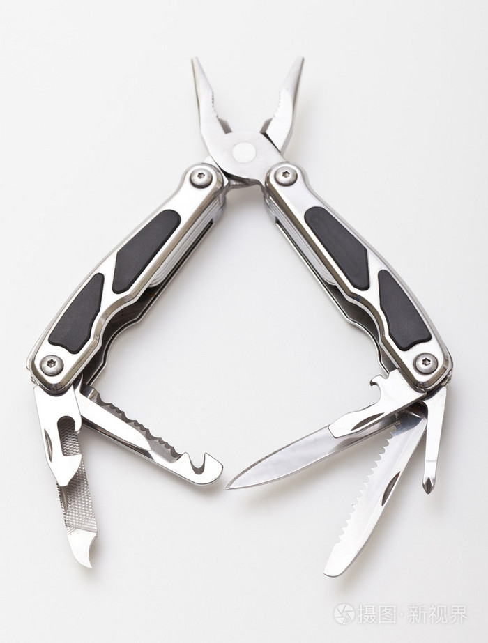 钢钳折叠多功能工具打开