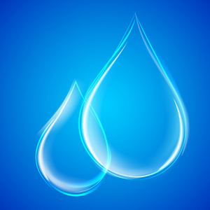 冬天树分支与纯冰上他们矢量令人敬畏的抽象蓝色背景垂直的蓝色泡墙