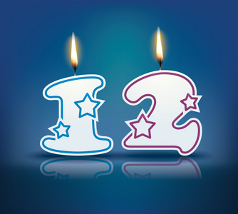 生日蜡烛数 12