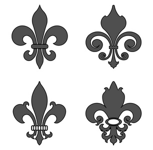 fleur de lis，纹章符号