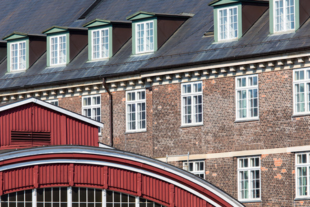在 copehnagen，丹麦的传统建筑