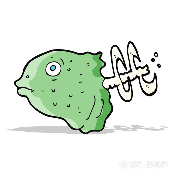 卡通鱼头插画-正版商用图片0bm96u-摄图新视界