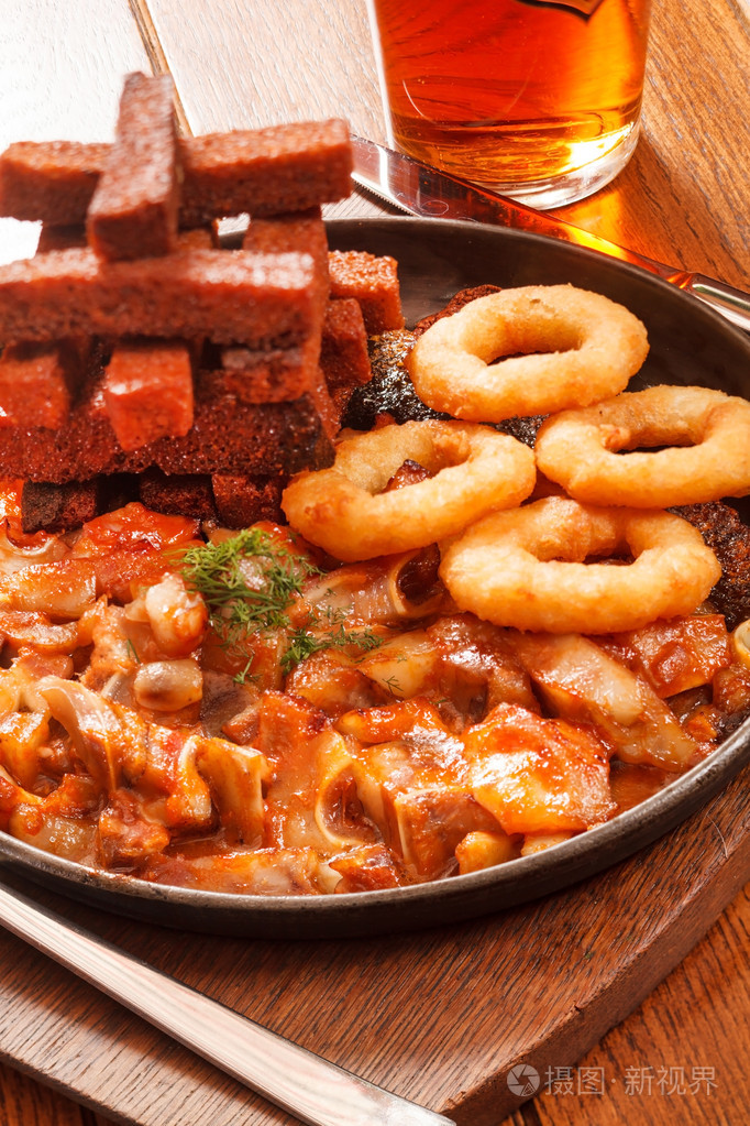 在酒吧里的开胃菜