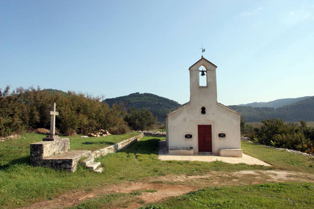 我们在 Blato 的田野圣母教堂, 克罗地亚