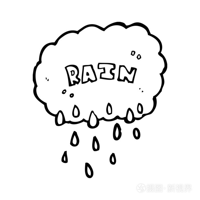 下雨云