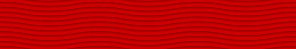 红色阴影的波浪线的水平横幅