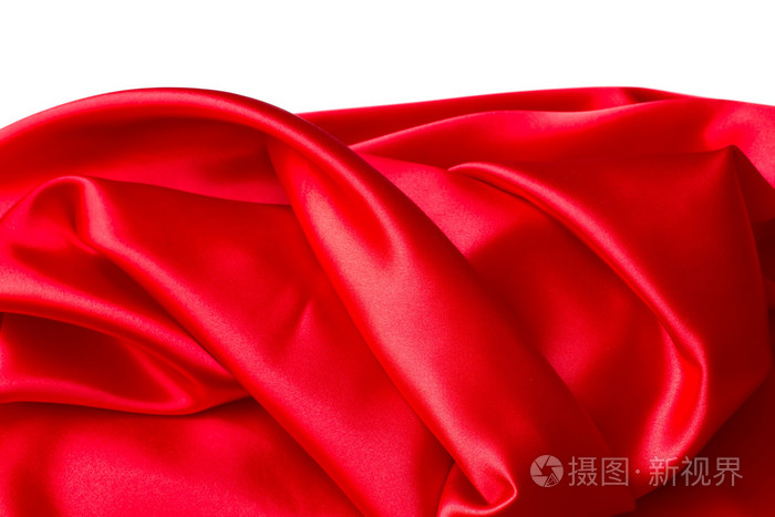 红色丝绸背景